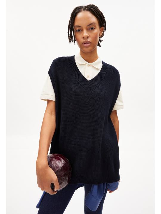 Weste Varnaa Soft Gots Armedangels Night Sky 3